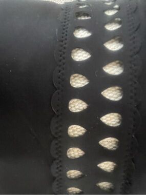 Boss Black One-Piece Swimsuit with Laser-Cut Waist